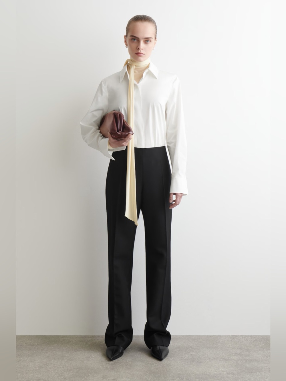 COS White Tailored Cotton Shirt - Picture 7 of 11